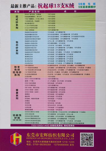 13NM抗起球K絨