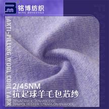 45NM/2 抗起球羊毛包芯紗
