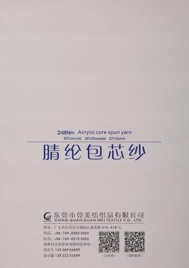 2/48NM腈綸包芯紗 