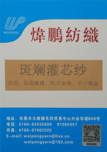 1/1.2NM斑斕灌芯紗