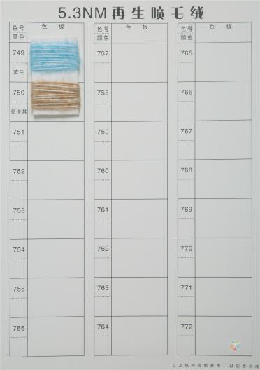 5.3NM 再生噴毛絨