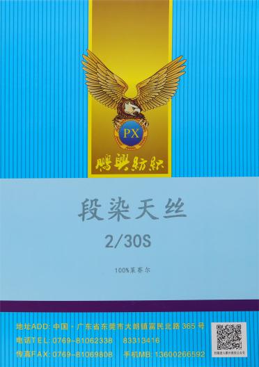 2/30S段染天絲