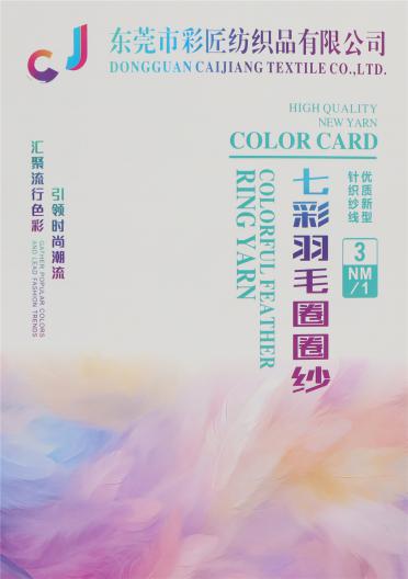 3NM/1 七彩羽毛圈圈紗