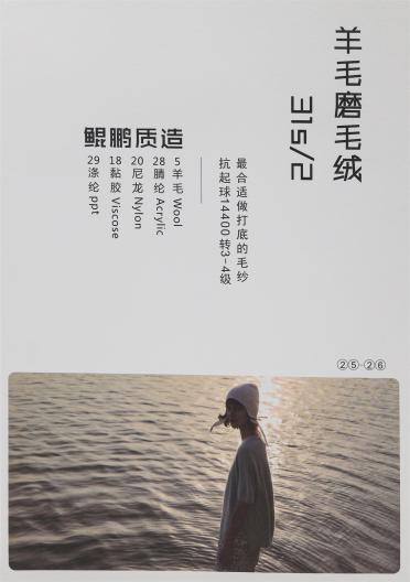 31S/2 羊毛磨毛絨