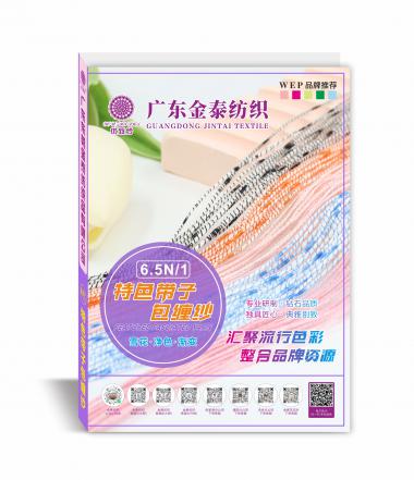 6.5NM/1 特色帶子包纏紗