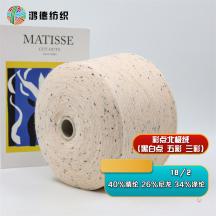 18/2 彩點(diǎn)北極絨（黑白點(diǎn) 五彩 三彩）