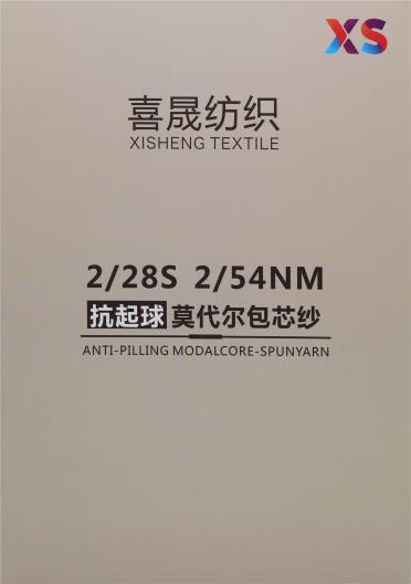 2/54NM 2/28S 抗起球莫代爾包芯紗