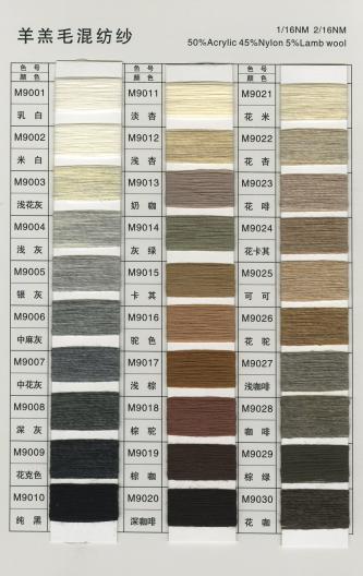 羊羔毛混紡紗