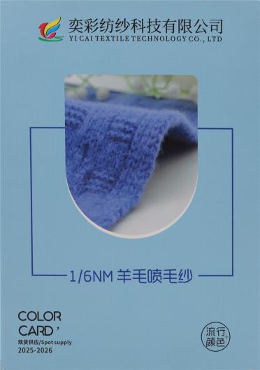 1/6NM 羊毛噴毛紗