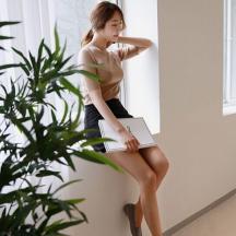 韓版修身打底衫中袖套頭毛衣