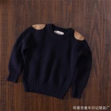 外貿(mào)原單韓版童裝兒 男童毛衣純棉套頭