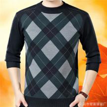 男士秋冬季中老年男裝休閑毛衫