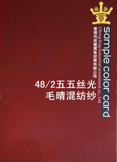 48/2五五絲光毛晴混紡紗