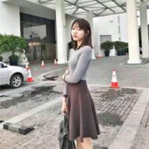 秋冬女套頭毛衣
