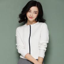 阿瑜妹 秋季新品毛衣針織衫女套頭修身長袖打底衫潮韓版百搭上衣