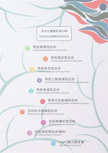 28S/2 有色兔毛包芯紗