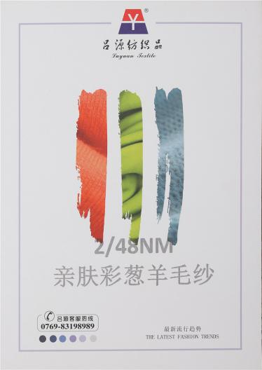 2/48NM親膚彩蔥羊毛紗